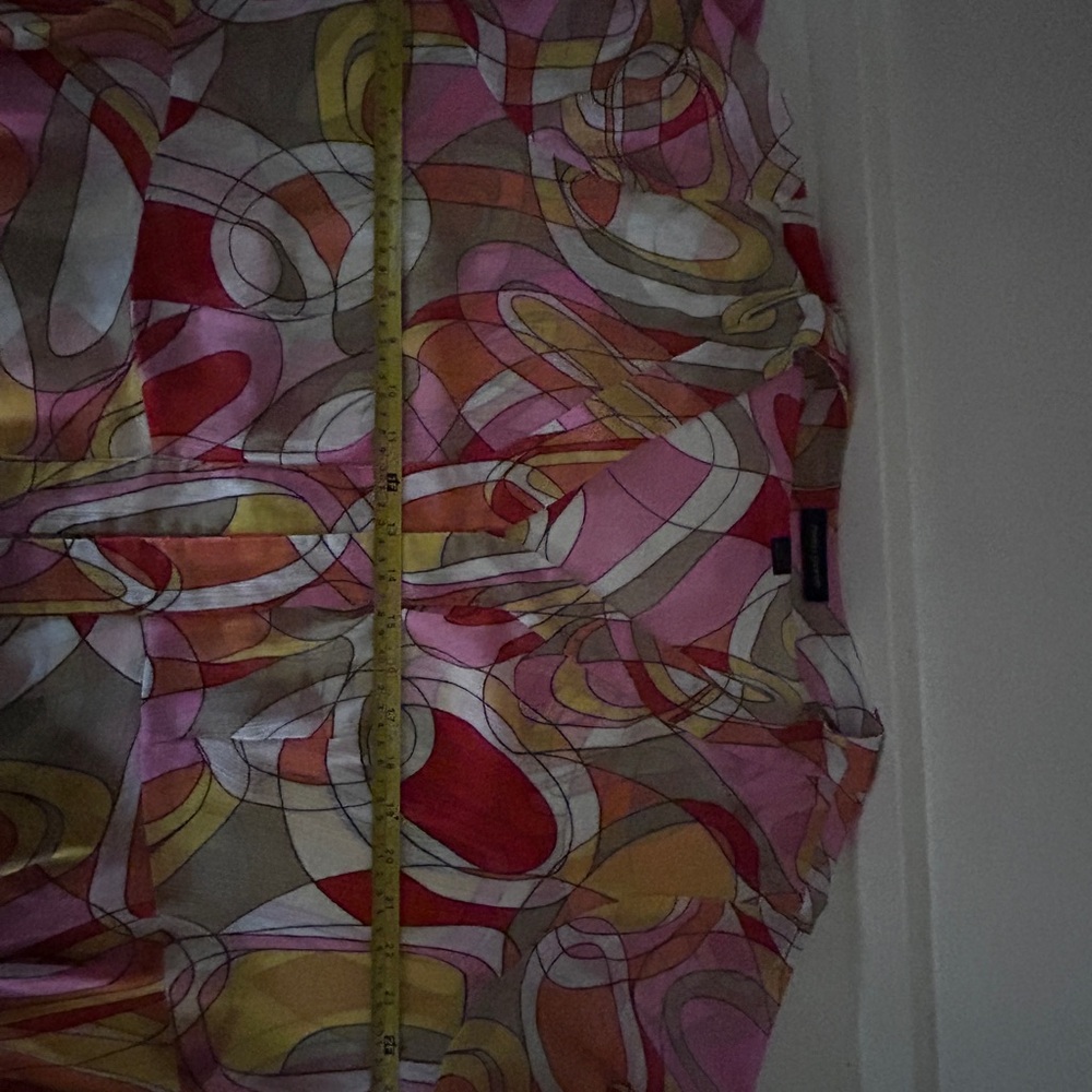 Ashley Stewart Bathingsuit Coverup Swim top Lightweight Plus Curvy Retro Sz 22 - Picture 12 of 13